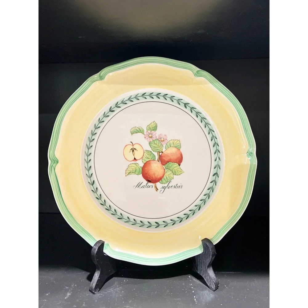 Villeroy & Boch French Garden Valence Dinner Plate Malus Sylvestris Apple 10.5